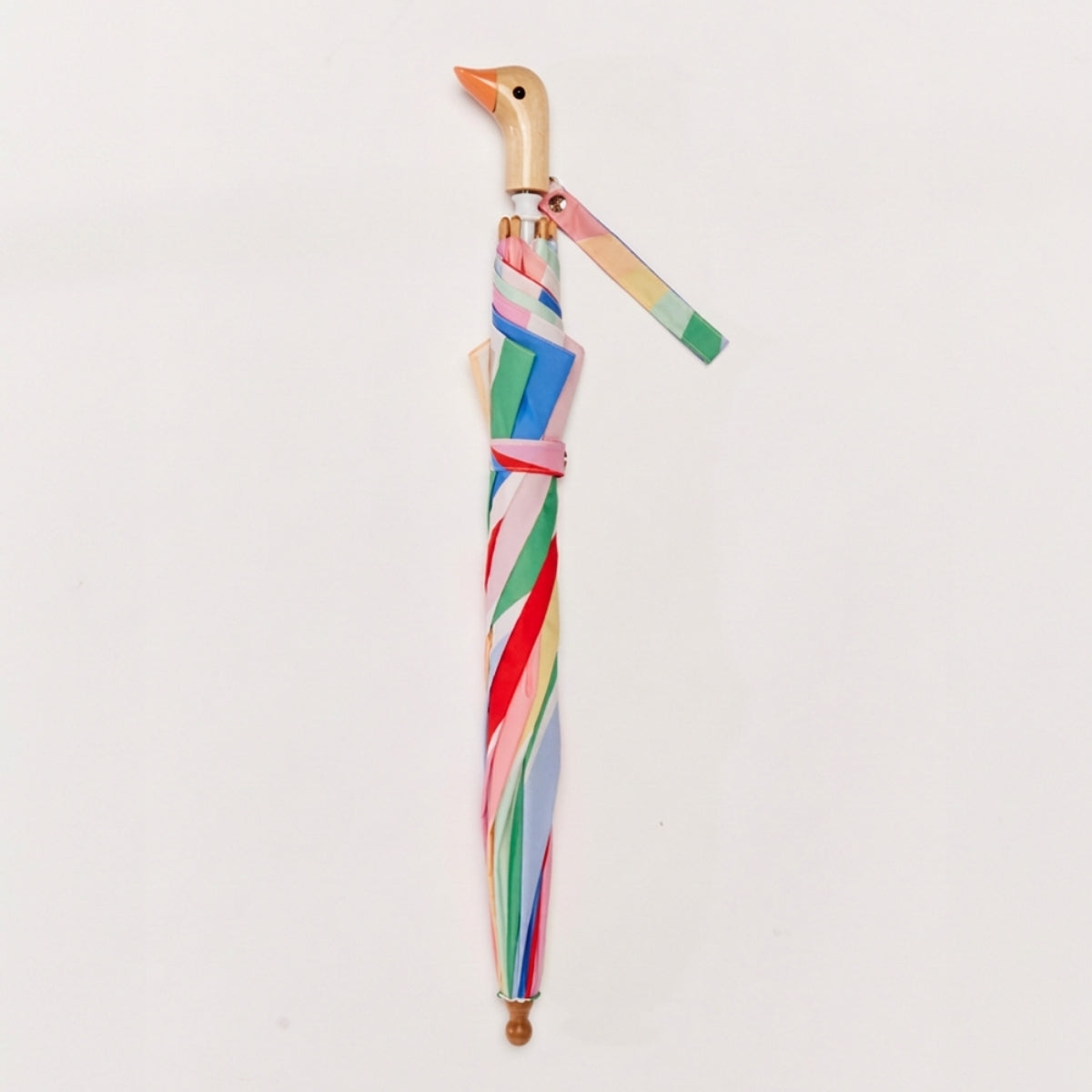 Original Duckhead x Meri Meri Rainbow Stripes Duckling Kids Umbrella