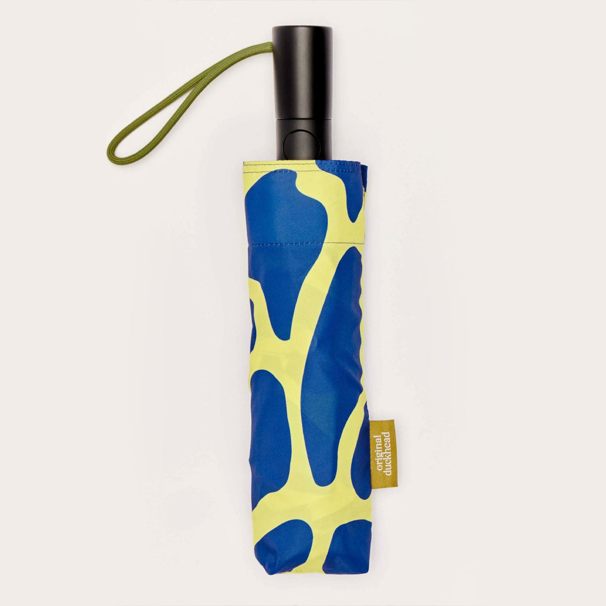 Blue Ripples Daily Compact Umbrella with Automatic Open-Close Function - Original Duckhead