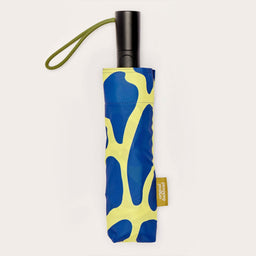 Blue Ripples Daily Compact Umbrella with Automatic Open-Close Function - Original Duckhead