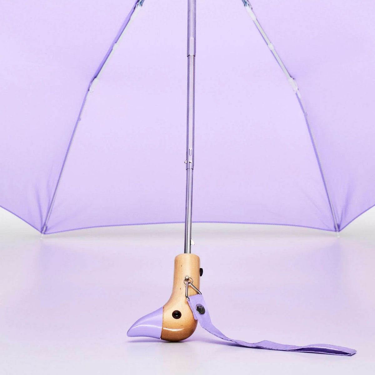 Lilac Eco-Friendly Compact Duck Umbrella