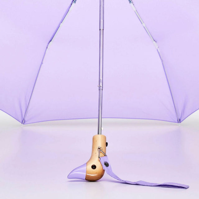 Lilac Eco-Friendly Compact Duck Umbrella