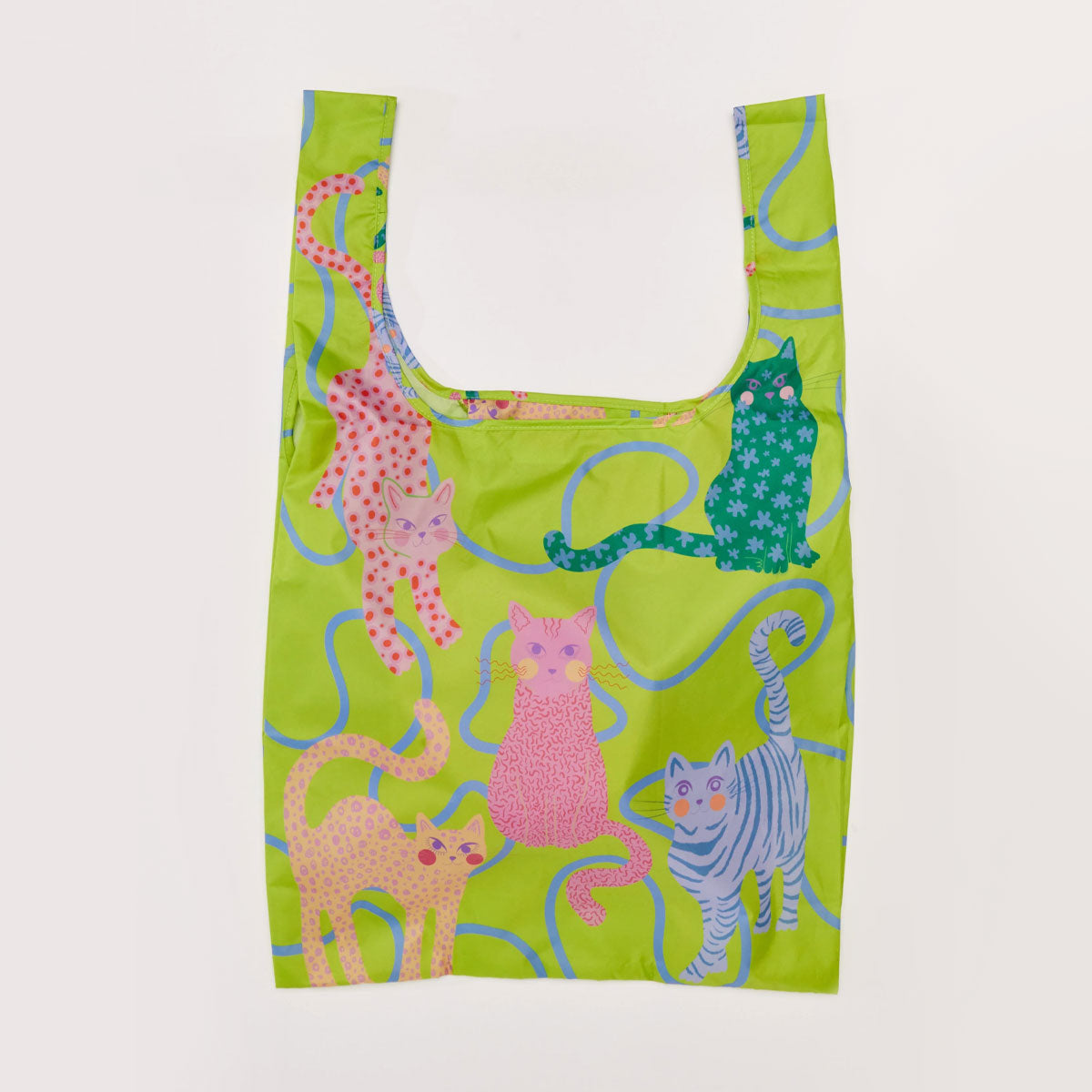 Lime Arty Cats Reusable Bag - Original Duckhead