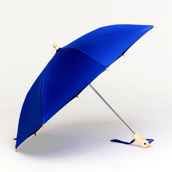 Cobalt Blue Duckling Kids Umbrella