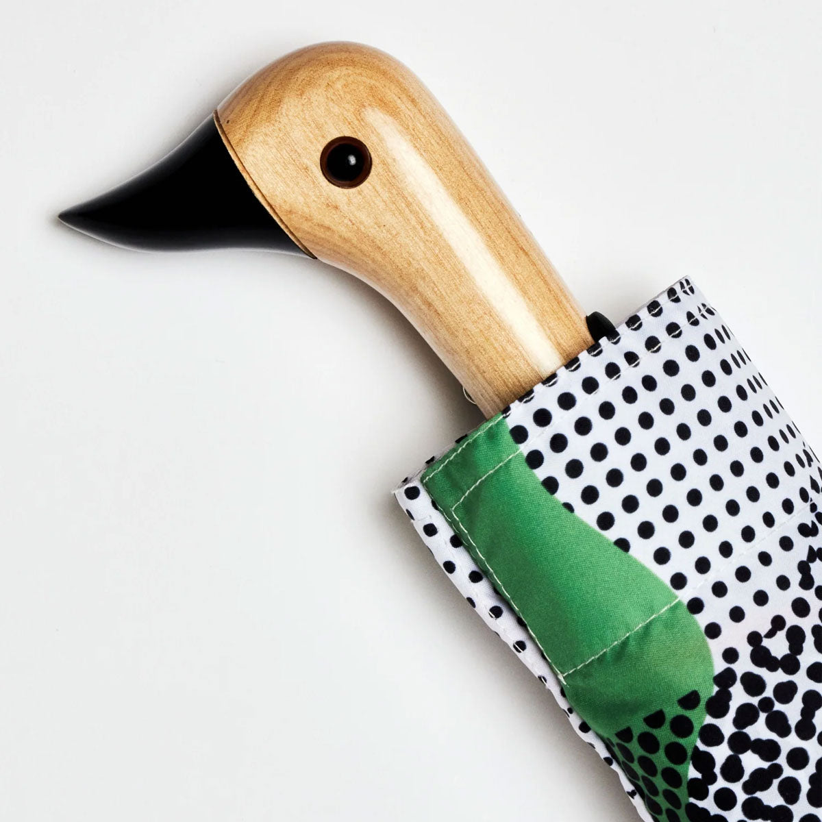 Dots Eco-Friendly Compact Duck Umbrella