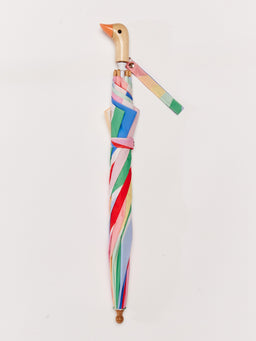 Rainbow Stripes Duckling Umbrella - Meri Meri - Original Duckhead