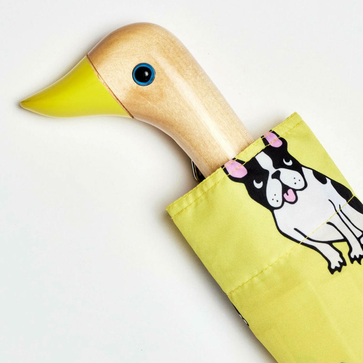 French Bulldog Yellow Eco-Friendly Compact Duck Umbrella - Original Duckhead