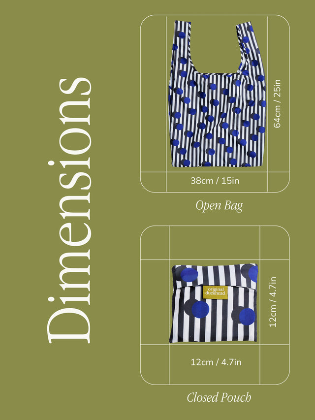 Polka Stripe Reusable Bag Original Duckhead