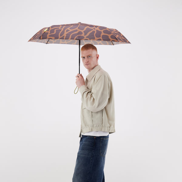 Coffee Ripples Umbrella with Auto Open-Close