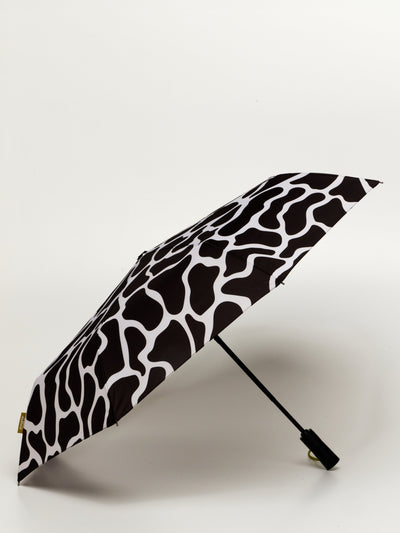 Black & White Ripples Daily Compact Straight Umbrella - Original Duckhead