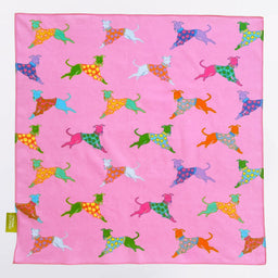 Dogs in Pink Bandana