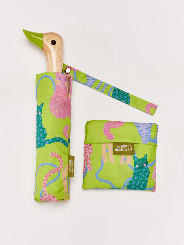 Lime Arty Cats Reusable Bag - Original Duckhead