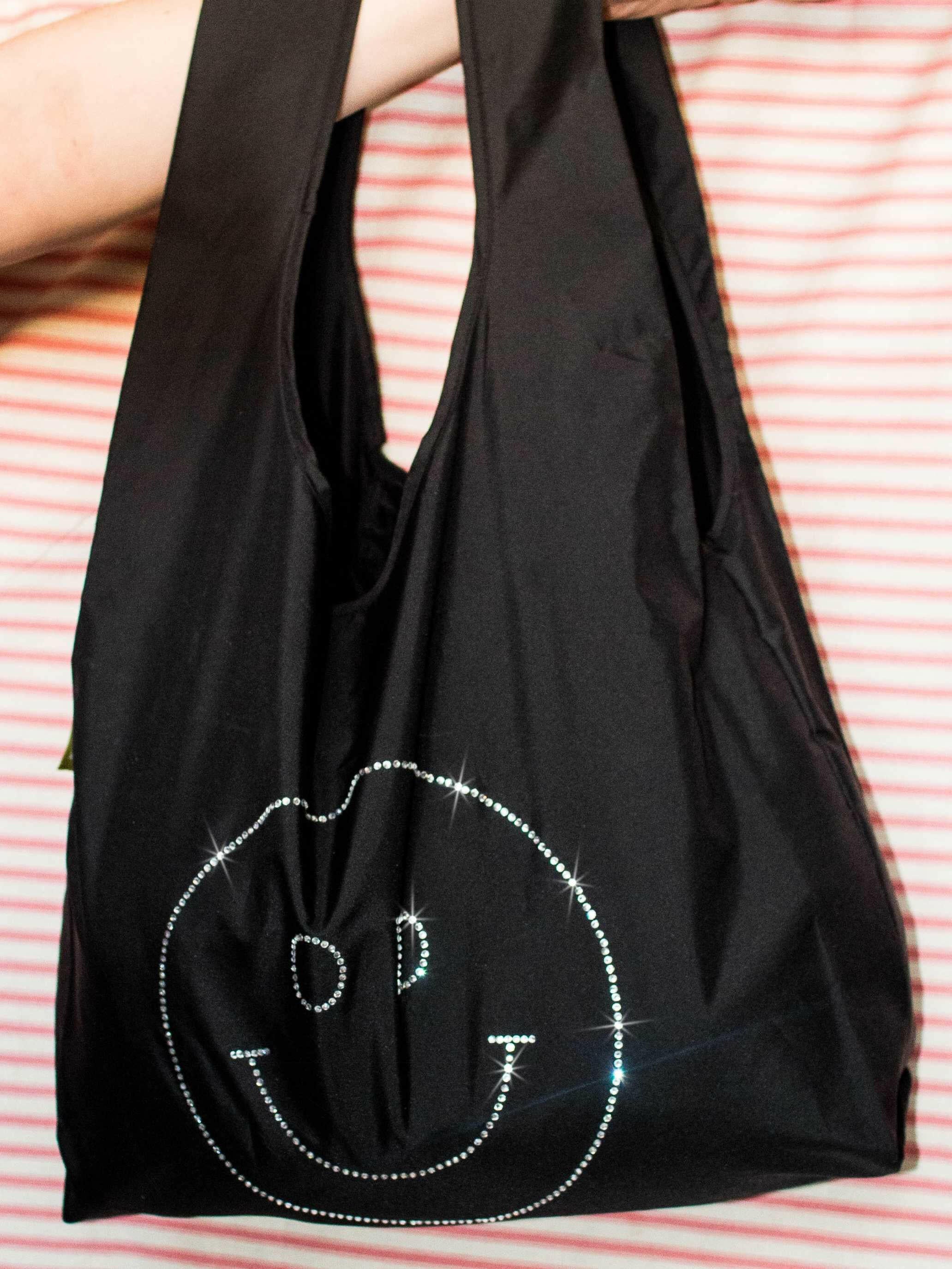Black Crystal Reusable Bag.