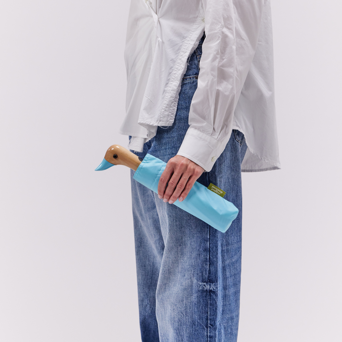 Popsicle Blue Compact Duck Umbrella - Original Duckhead
