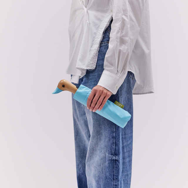 Popsicle Blue Compact Duck Umbrella - Original Duckhead