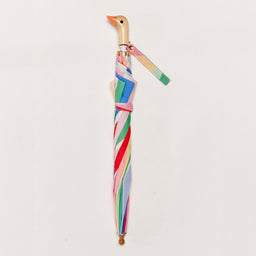 Original Duckhead x Meri Meri Rainbow Stripes Duckling Kids Umbrella