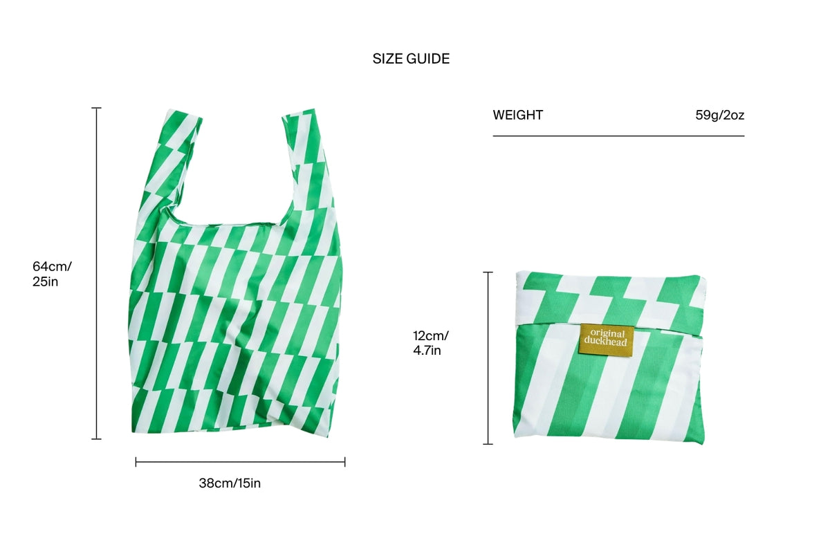Size chart for Kelly Bars Reusable Bag