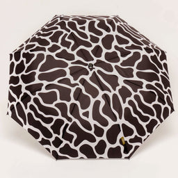 Black & White Ripples Compact Umbrella with Automatic Open-Close Function - Original Duckhead