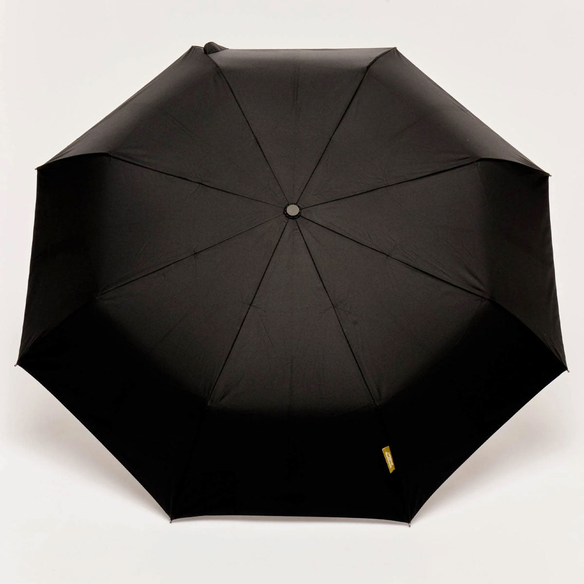 Black Daily Compact Umbrella with Automatic Open-Close