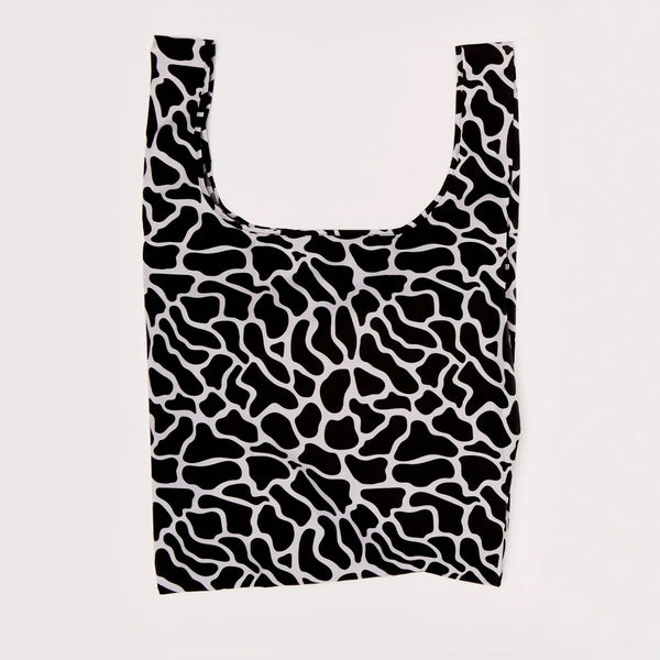 Black & White Ripples Reusable Bag