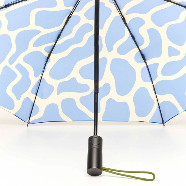 Blue Ripples Daily  Compact Umbrella with Automatic Open-Close Function