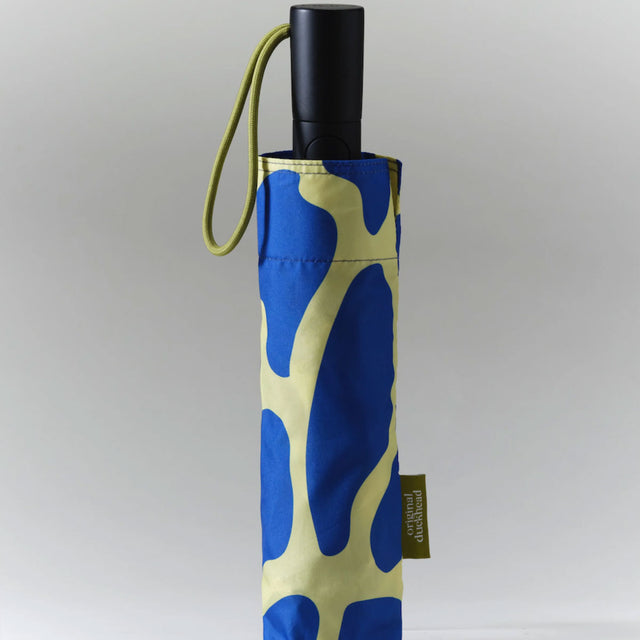 Blue Ripples Daily  Compact Umbrella with Automatic Open-Close Function