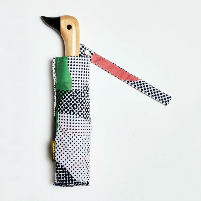 Dots Eco-Friendly Compact Duck Umbrella