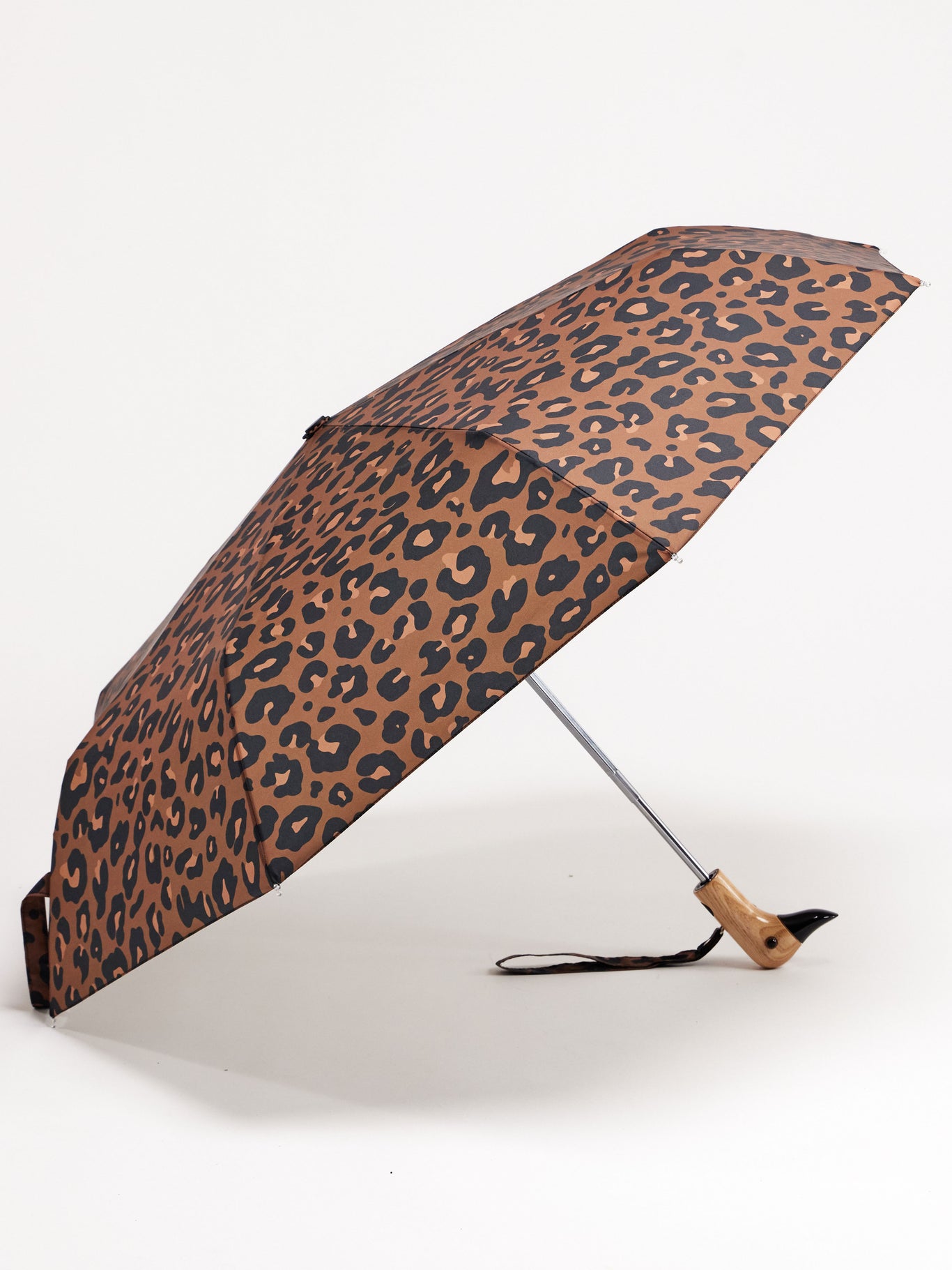 Leopard Compact Duck Umbrella