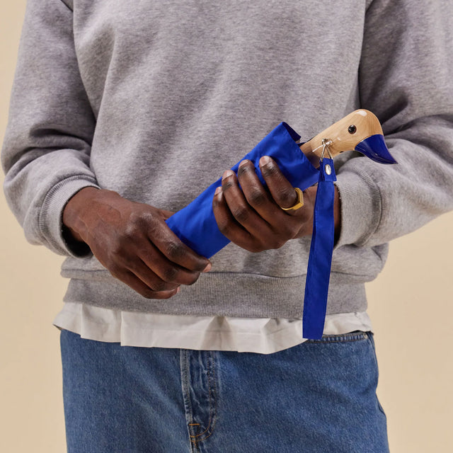 Royal Blue Eco-Friendly Compact Duck Umbrella - Original Duckhead