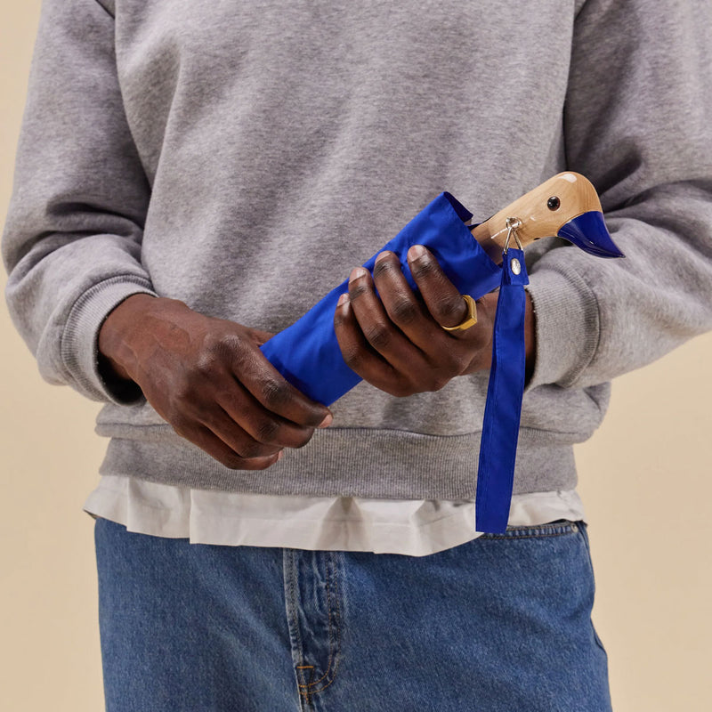 Royal Blue Eco-Friendly Compact Duck Umbrella - Original Duckhead