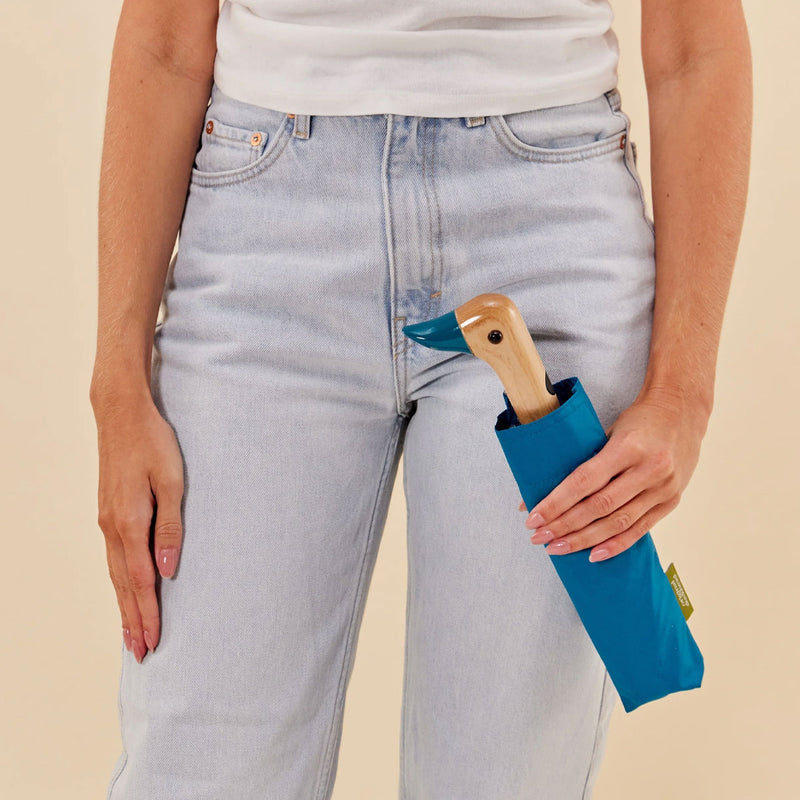 Teal Compact Duck Umbrella - Original Duckhead