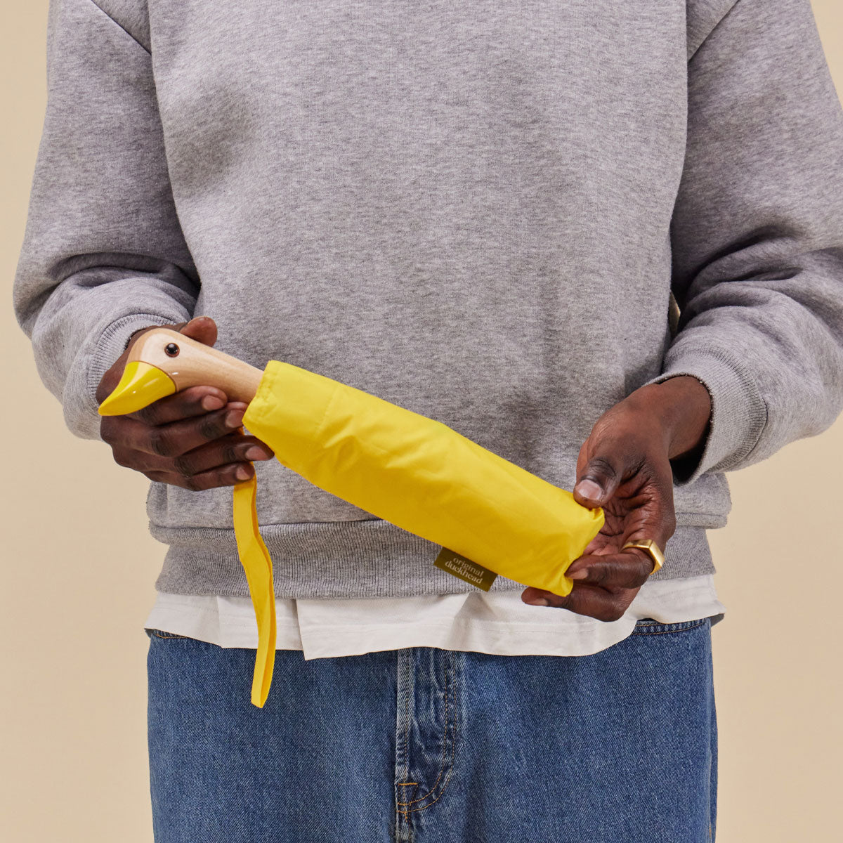 Yellow Compact Umbrella