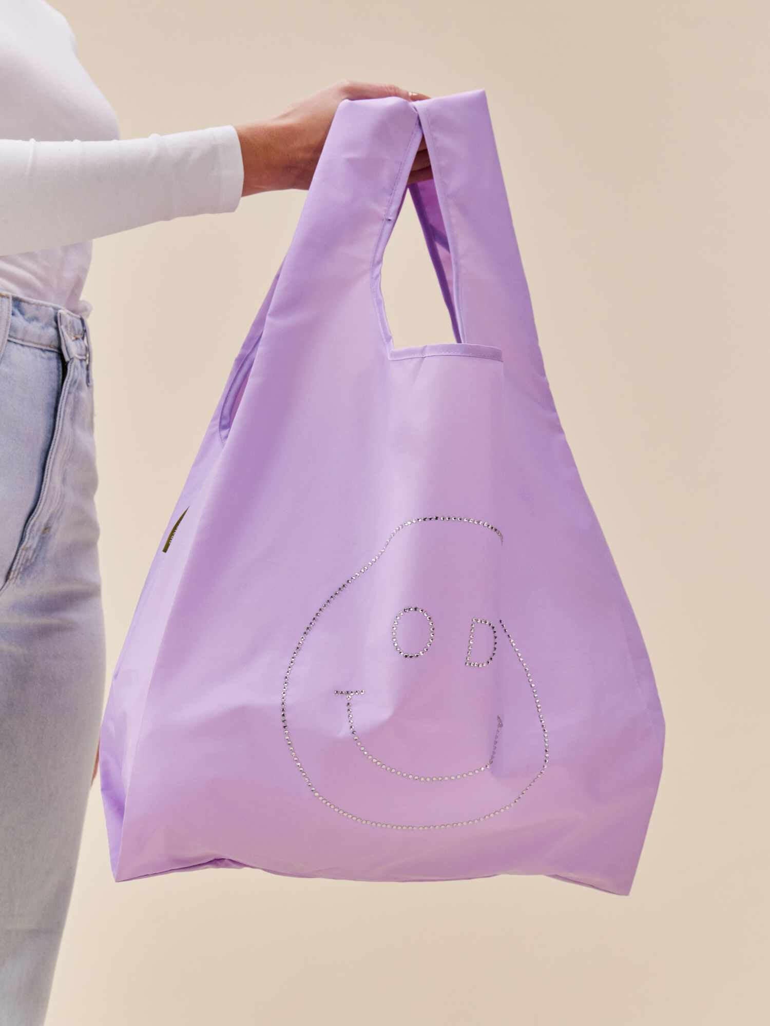 Lilac Crystal Reusable Bag.