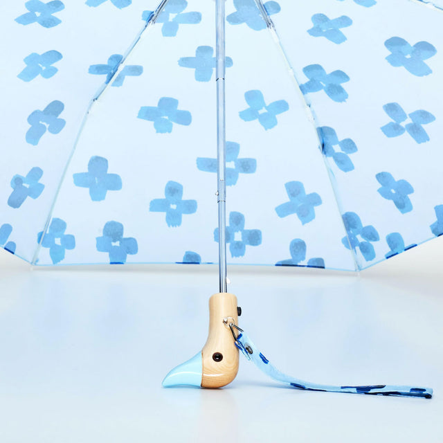 Floral Rain Eco-Friendly Compact Duck Umbrella