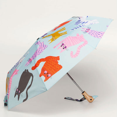 Ice Arty Cats Compact Duck Umbrella