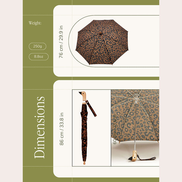 Leopard Duckling Kids Umbrella