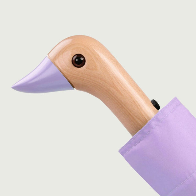 Lilac Eco-Friendly Compact Duck Umbrella