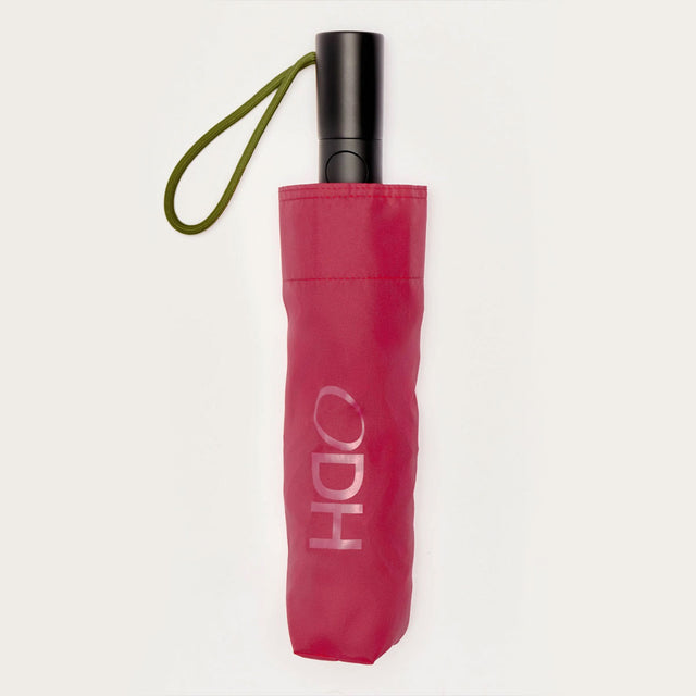 Magenta Daily Compact Umbrella with Automatic Open-Close Function