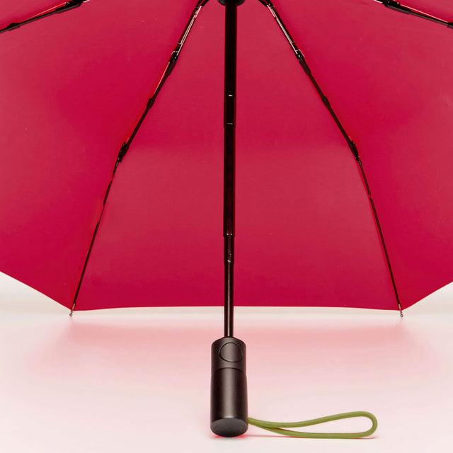 Magenta Daily Compact Umbrella with Automatic Open-Close Function