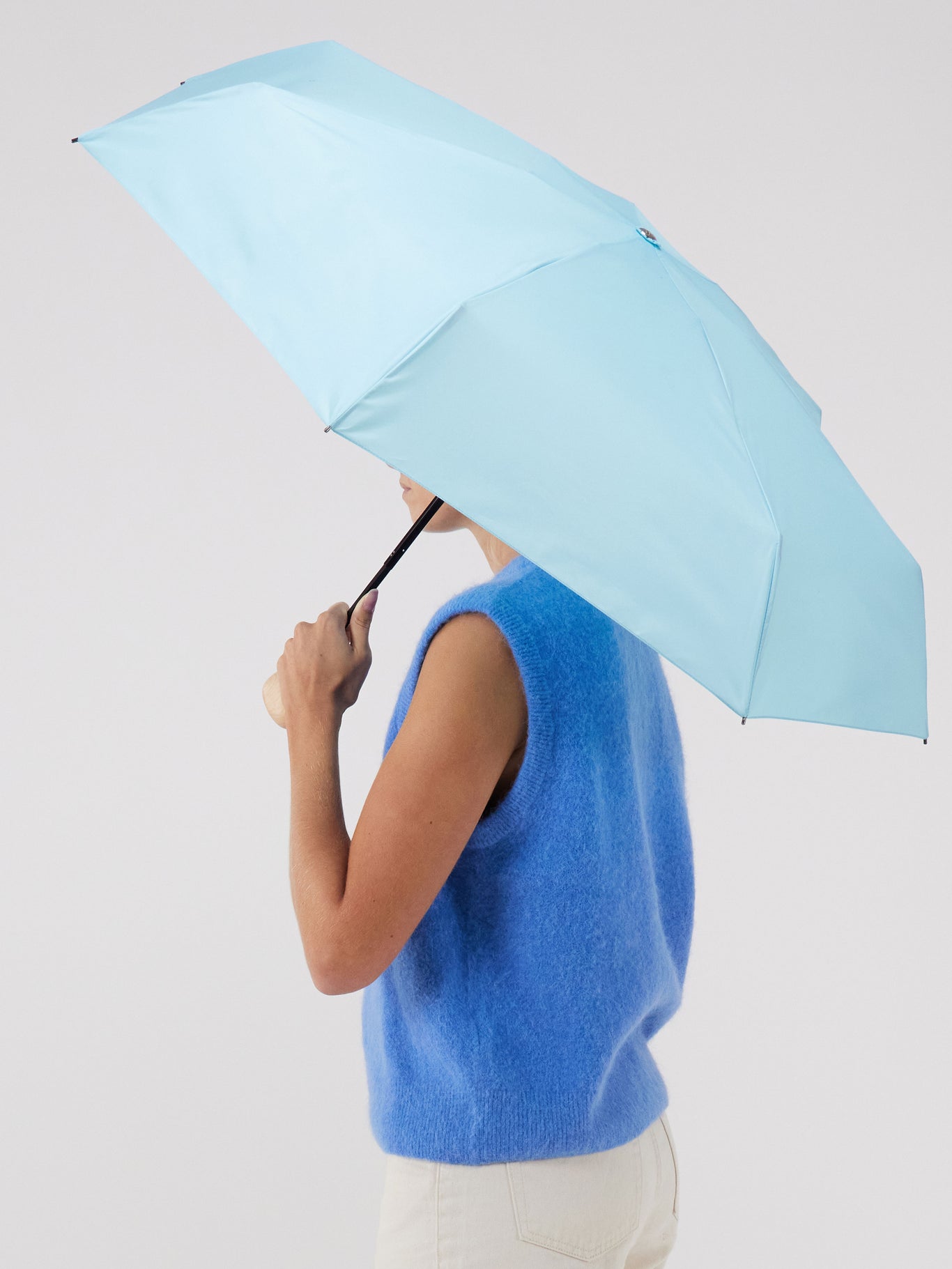 Popsicle Blue Ultra Compact Mini Umbrella