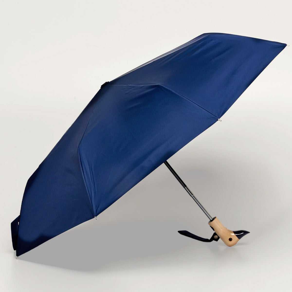 Navy Eco-Friendly Compact Duck Umbrella