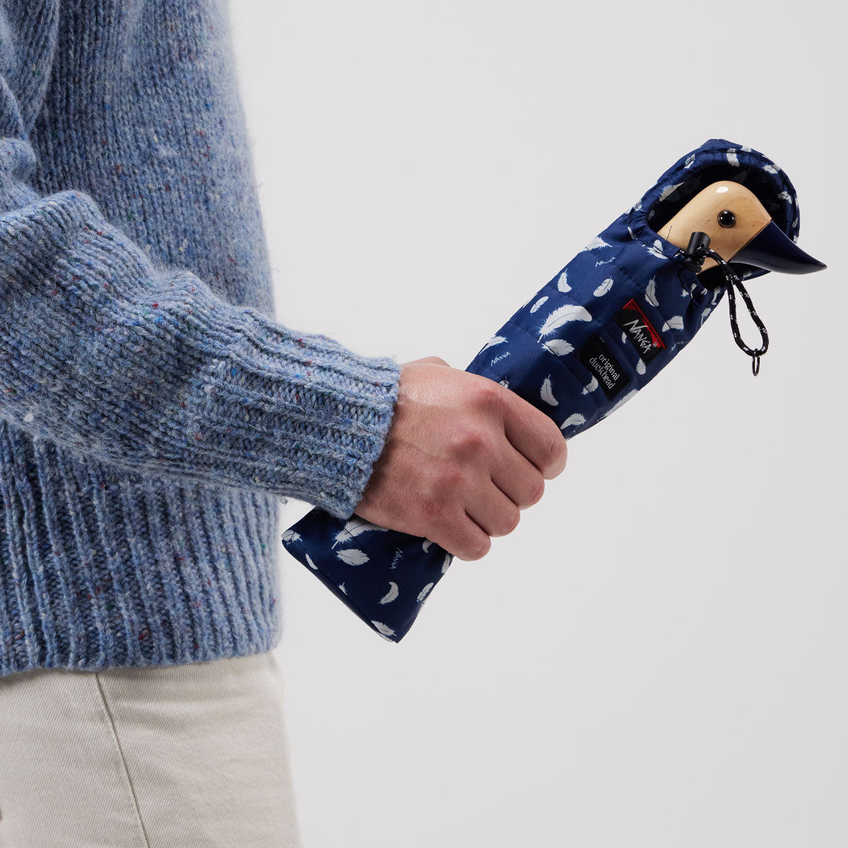 Sleep-Friendly Navy Nanga Compact Duck Umbrella - Original Duckhead