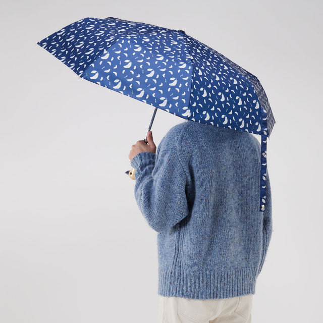 Sleep-Friendly Navy Nanga Compact Duck Umbrella