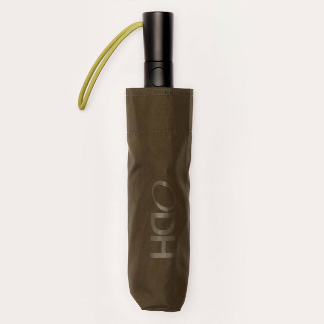 Dark Olive Daily Compact Umbrella with Automatic Open-Close Function