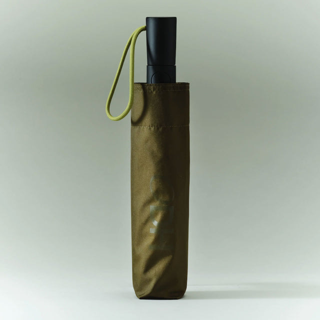 Dark Olive Daily Compact Umbrella with Automatic Open-Close Function