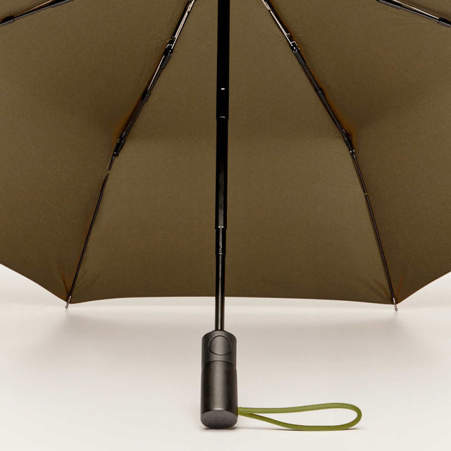 Dark Olive Daily Compact Umbrella with Automatic Open-Close Function