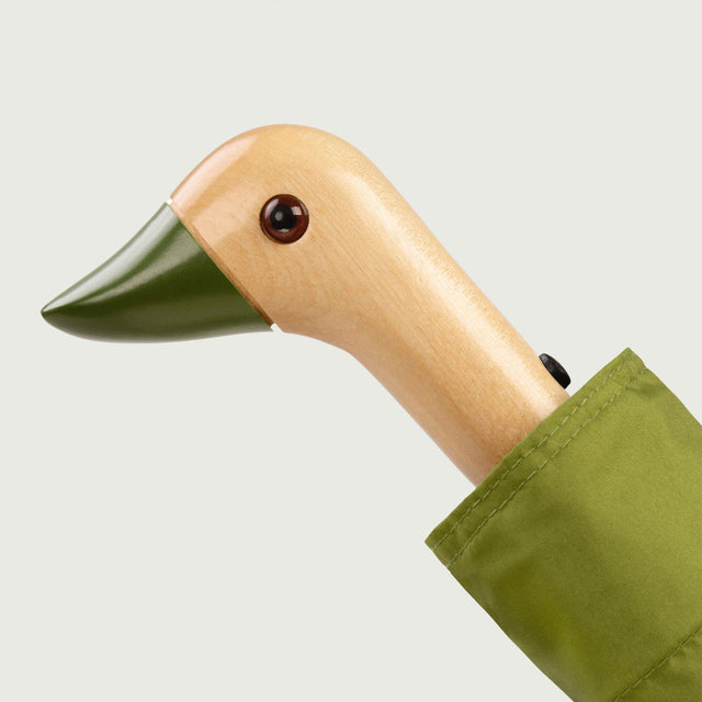 Olive Eco-Friendly Compact Duck Umbrella