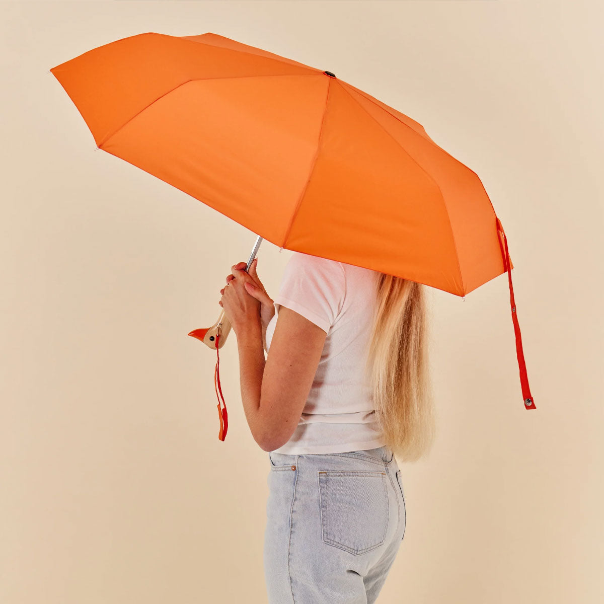 Papaya Compact Duck Umbrella
