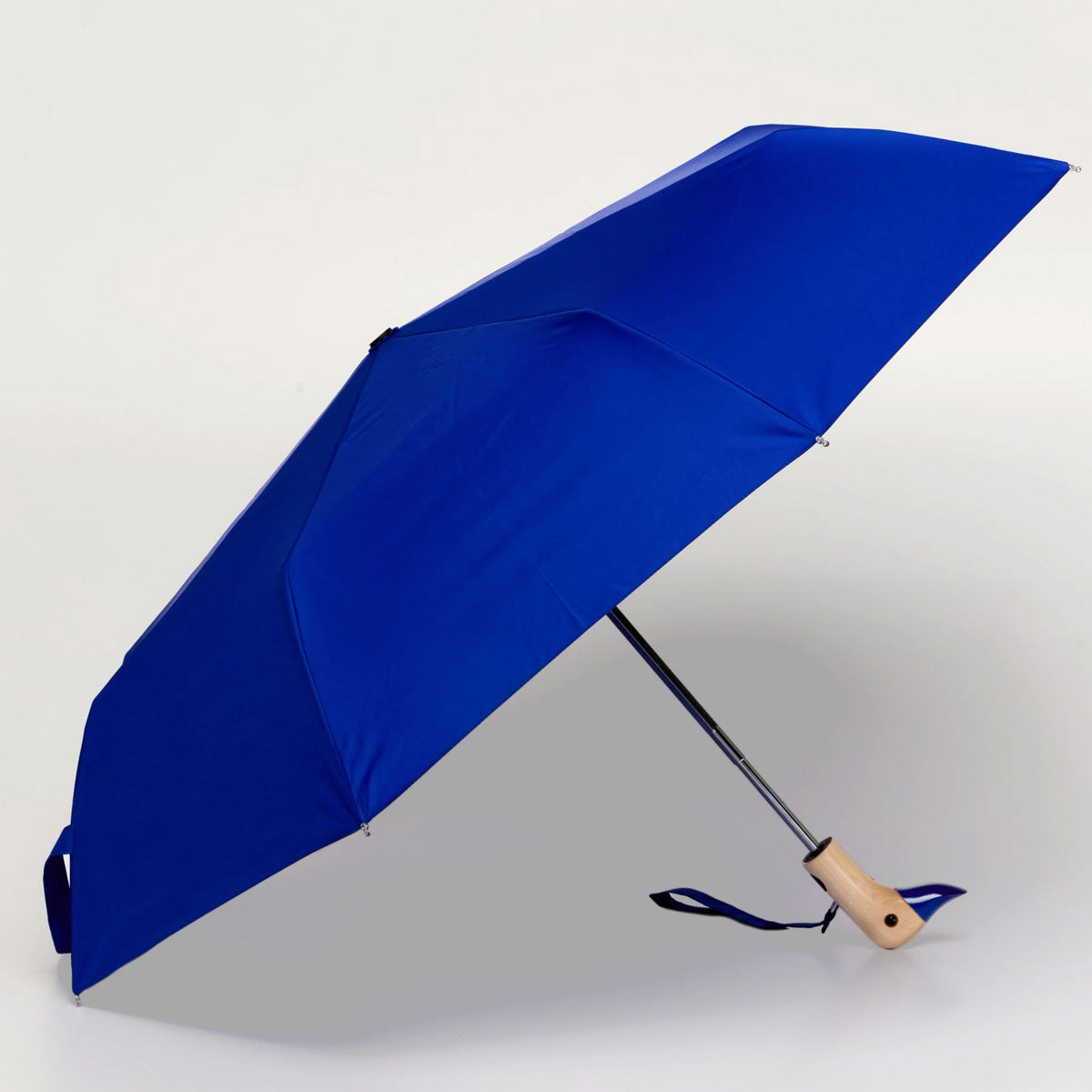Royal Blue Eco-Friendly Compact Duck Umbrella