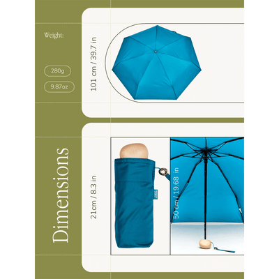 Teal Mini Umbrella