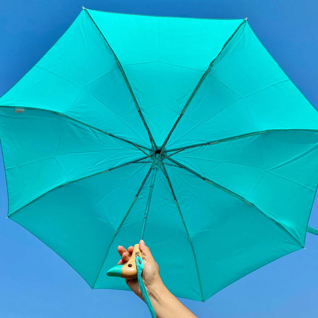 Mint Eco-Friendly Compact Duck Umbrella